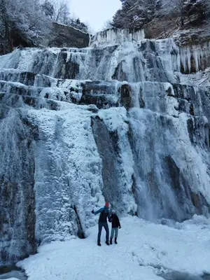 L'établissement Gîte de la Diligence en hiver