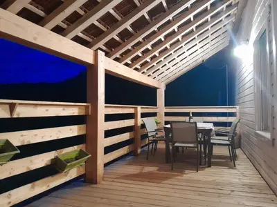 Balcon ou terrasse dans l'établissement L'Escapade du Hérisson