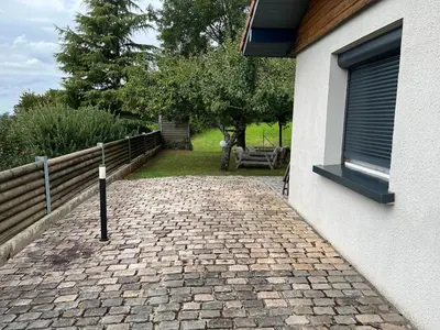 Plan de l'établissement Maison verdoyante et piscine