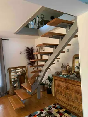 Plan de l'établissement Maison verdoyante et piscine
