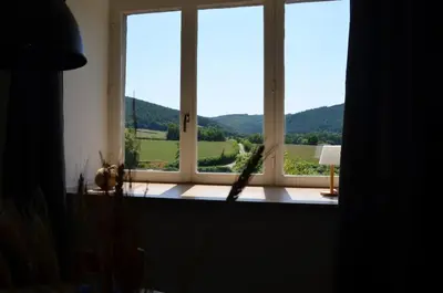 Vue générale sur la montagne ou vue sur la montagne depuis l'appartement