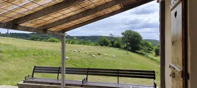 Paysage naturel près de l'auberge de jeunesse