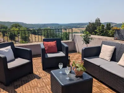 Paysage naturel près de l'auberge de jeunesse