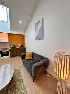 Coin salon dans l'établissement Le Loft