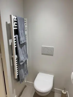 Salle de bains dans l'établissement Le Loft