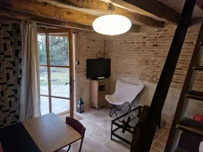 Coin salon dans l'établissement Le pigeonnier du meix guillot
