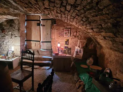 Coin salon dans l'établissement Le Brocangîte à Jules