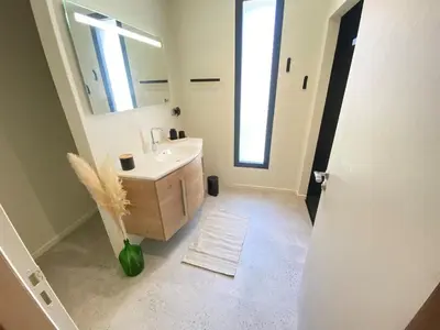 Salle de bains dans l'établissement Maison Coucou gite 2,4 pers