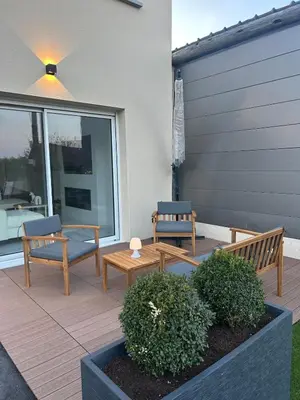 Balcon ou terrasse dans l'établissement Escapade dans le Jura