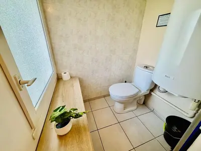 Salle de bains dans l'établissement Le cosy - T2 52m2 - Proche Gare TGV et RCEA