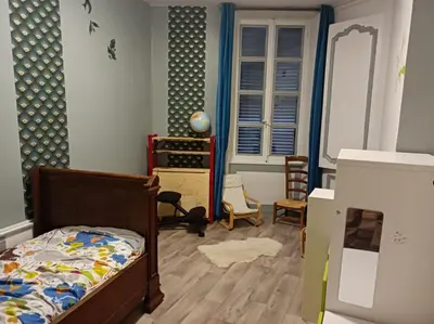 Un ou plusieurs lits dans un hébergement de l'établissement Maison conviviale Tribus, familles et amis