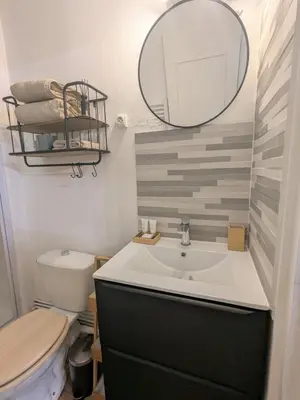 Salle de bains dans l'établissement L'observatoire de la Cathédrale