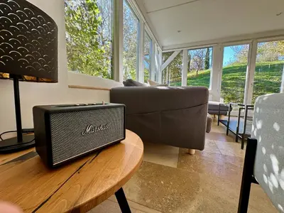 Télévision ou salle de divertissement dans l'établissement Clos de Fougères - La Grange 6-7 personnes