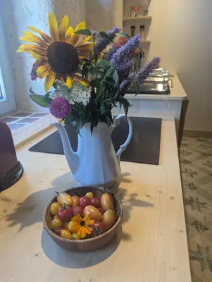 Nourriture dans la maison de vacances ou à proximité