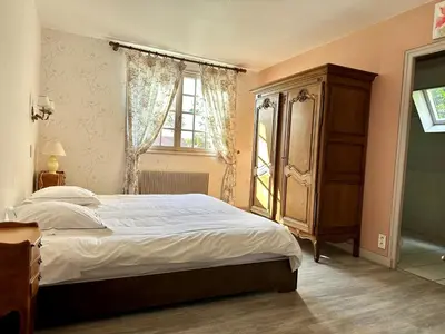 Un ou plusieurs lits dans un hébergement de l'établissement Domaine du Château de Nantilly