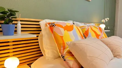 Coin salon dans l'établissement Le Cosy - Place du 30 octobre - 4 personnes