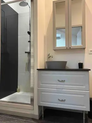 Salle de bains dans l'établissement LOFT DU 3ème