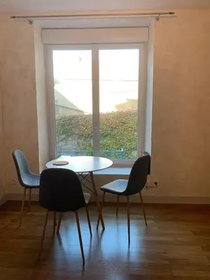Vue générale sur la montagne ou vue sur la montagne depuis l'appartement