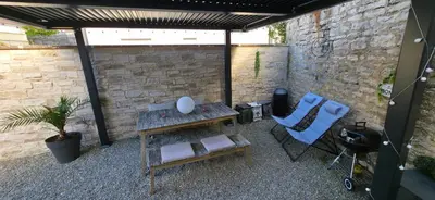 Terrasse ou espace extérieur de l'établissement Le petit cocon de Céline et Jérémy