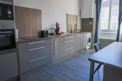 Cuisine ou kitchenette dans l'établissement Les Haussmanniens