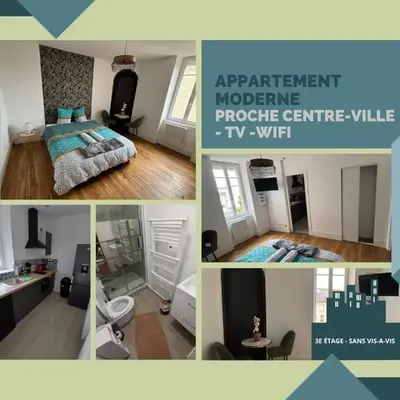 Charmant appartement avec décoration moderne