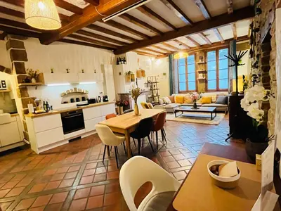 Coin salon dans l'établissement Le Clos du Chaignot - Homillesime