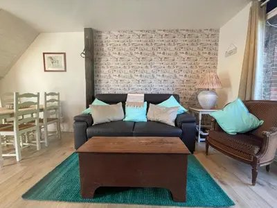Coin salon dans l'établissement Maison De L'Etang