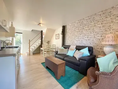 Coin salon dans l'établissement Maison De L'Etang