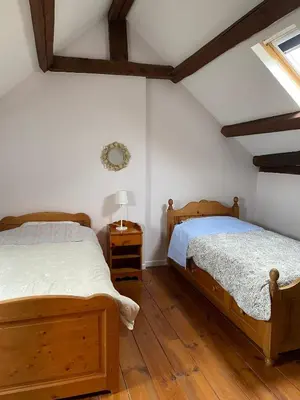 Un ou plusieurs lits dans un hébergement de l'établissement Beautiful 70 m2 village house