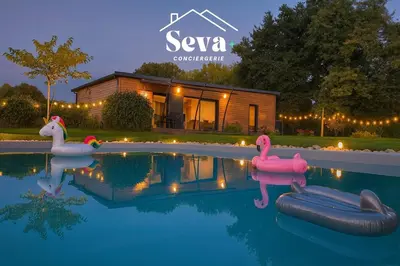 Plan de l'établissement Villa Serena Piscine - 6 personnes - Parking