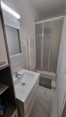 Salle de bains dans l'établissement De Manhattan à la savane