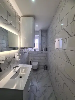 Salle de bains dans l'établissement Rive gauche Rive droite Appartements Cosy très bien situés