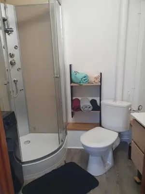 Salle de bains dans l'établissement Maison de campagne