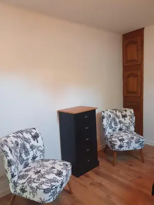 Coin salon dans l'établissement Maison de campagne