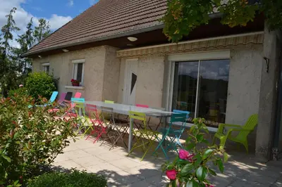 Jardin de l'établissement Gîte La Cabotte Rullyotine