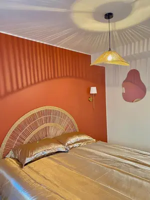 Un ou plusieurs lits dans un hébergement de l'établissement L escapade dorée