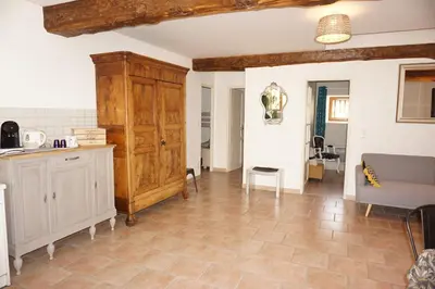 Cuisine ou kitchenette dans l'établissement La Ferme de la Bergerie