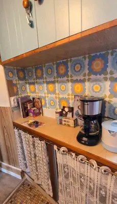 Cuisine ou kitchenette dans l'établissement La chambre du temps - Appartement Escape game