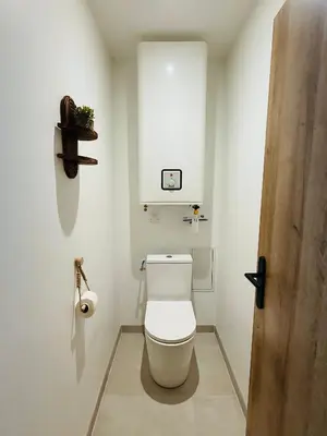 Salle de bains dans l'établissement L'Émeraude - Mâcon Hyper-centre - Proche Gare