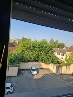 Plan de l'établissement Studio confortable avec vue sur la ville à Dole, 25 m²