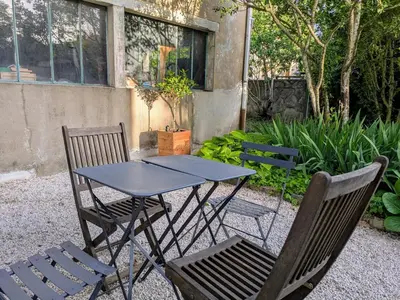 Jardin de l'établissement L'orée du Parc