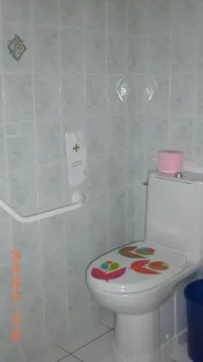 Salle de bains dans l'établissement Auberge De L'Atre