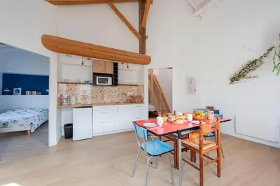 Cuisine ou kitchenette dans l'établissement Nature and vue imprenable