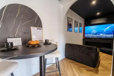 Télévision ou salle de divertissement dans l'établissement Saga - Cinema Room