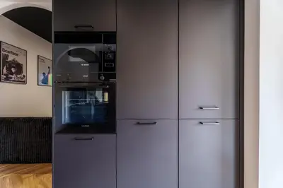 Cuisine ou kitchenette dans l'établissement Saga - Cinema Room