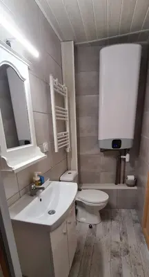Salle de bains dans l'établissement Ô Loue Rétro - 2 personnes - RDC