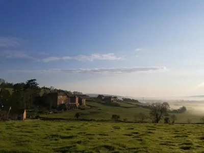Paysage naturel près de la maison de vacances
