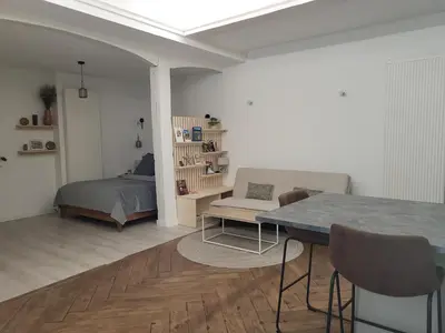 Coin salon dans l'établissement Le cocon particulier