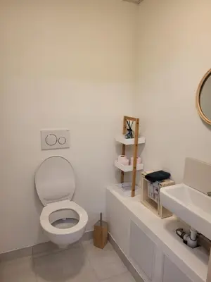 Salle de bains dans l'établissement Le cocon particulier