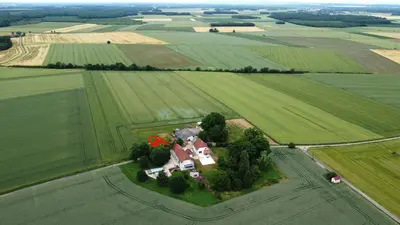 Paysage naturel près de la maison de vacances